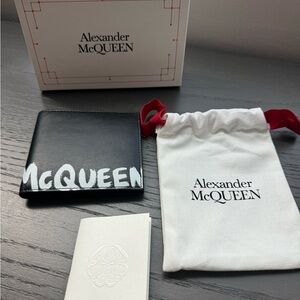 Alexander McQueen Graffiti Wallet